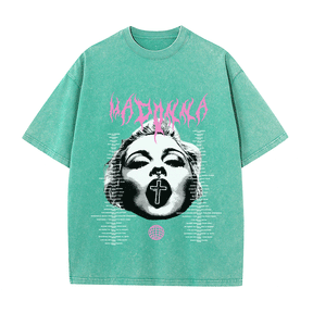 RDMCLOTHINGART tapestry hoodie MADONNA HEAVY WEIGHT COTTON TEE-8938