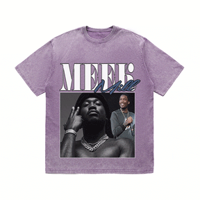 RDMCLOTHINGART tapestry hoodie MEEK MILL HEAVY WEIGHT COTTON TEE-8865