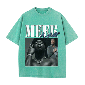RDMCLOTHINGART tapestry hoodie MEEK MILL HEAVY WEIGHT COTTON TEE-8865