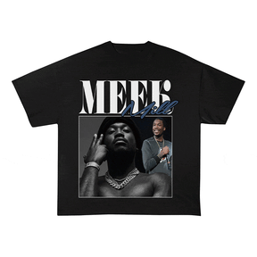RDMCLOTHINGART tapestry hoodie MEEK MILL HEAVY WEIGHT COTTON TEE-8865