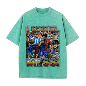 RDMCLOTHINGART tapestry hoodie MESSI 4 HEAVY WEIGHT COTTON TEE-8972