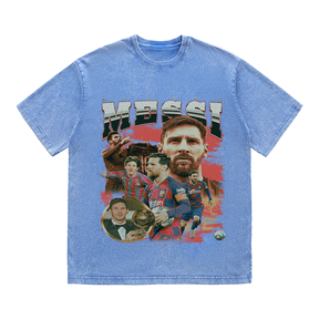 RDMCLOTHINGART tapestry hoodie MESSI 5 HEAVY WEIGHT COTTON TEE-8973