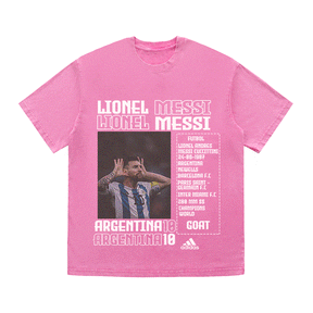 RDMCLOTHINGART tapestry hoodie MESSI HEAVY WEIGHT COTTON TEE-8822