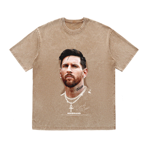 RDMCLOTHINGART tapestry hoodie MESSI HEAVY WEIGHT COTTON TEE-9323
