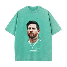 RDMCLOTHINGART tapestry hoodie MESSI HEAVY WEIGHT COTTON TEE-9323