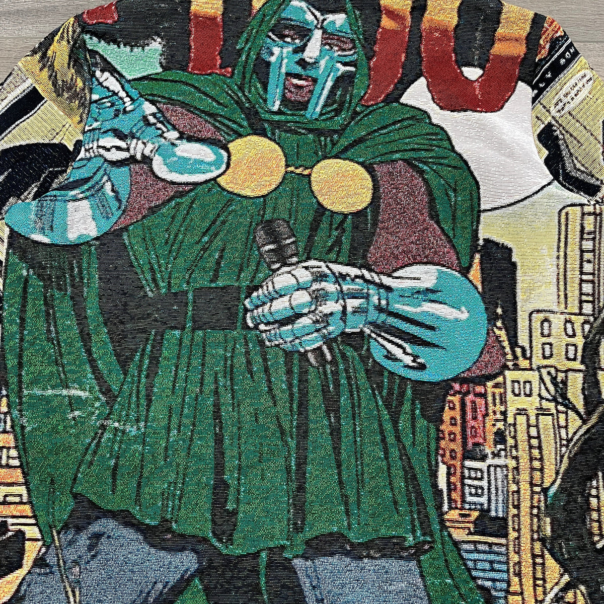 RDMCLOTHINGART tapestry hoodie MF DOOM TAPESTRY HOODIE