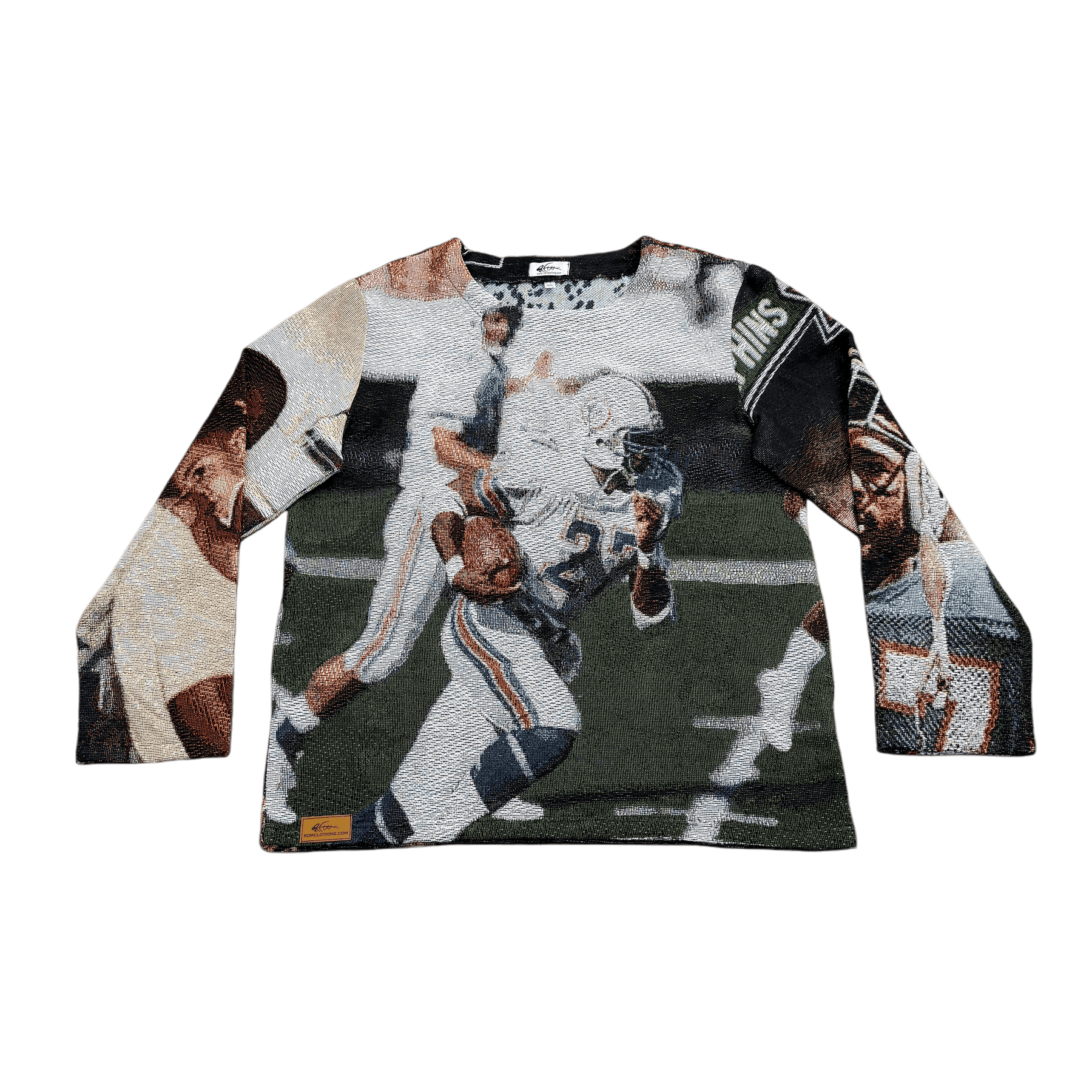 RDMCLOTHINGART tapestry hoodie MIAMI DOLPHINS TAPESTRY CREWNECK