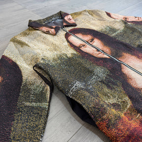 RDMCLOTHINGART tapestry hoodie MONA LISA TAPESTRY TEE-6788