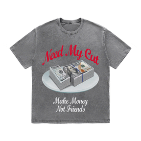 RDMCLOTHINGART tapestry hoodie NEED MY CUT HEAVY WEIGHT COTTON TEE-9051