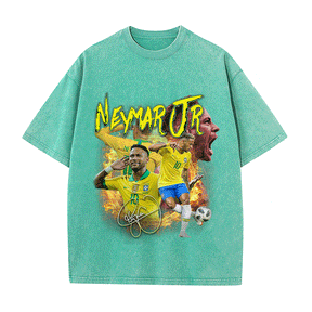 RDMCLOTHINGART tapestry hoodie NEYMAR JR HEAVY WEIGHT COTTON TEE-9168