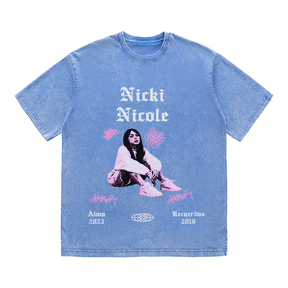 RDMCLOTHINGART tapestry hoodie NICKI NICOLE HEAVY WEIGHT COTTON TEE-8889