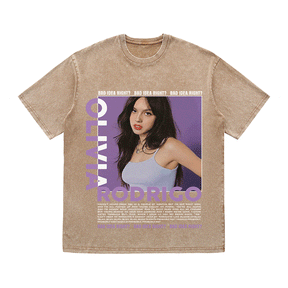 RDMCLOTHINGART tapestry hoodie OLIVIA HEAVY WEIGHT COTTON TEE-9011