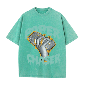 RDMCLOTHINGART tapestry hoodie PAPER CHASER HEAVY WEIGHT COTTON TEE-9054