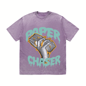 RDMCLOTHINGART tapestry hoodie PAPER CHASER HEAVY WEIGHT COTTON TEE-9054
