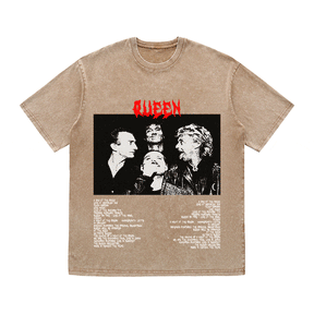 RDMCLOTHINGART tapestry hoodie QUEEN HEAVY WEIGHT COTTON TEE-8916