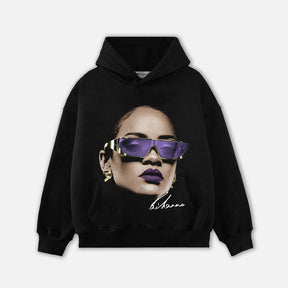 RIHANNA HEAD HOODIE-1054 - RDMCLOTHINGART