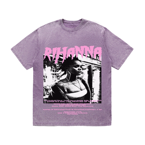 RDMCLOTHINGART tapestry hoodie RIHANNA HEAVY WEIGHT COTTON TEE-8917