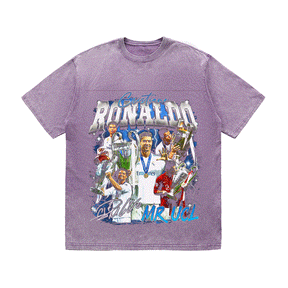 RDMCLOTHINGART tapestry hoodie RONALDO HEAVY WEIGHT COTTON TEE-8981
