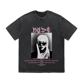 RDMCLOTHINGART tapestry hoodie ROSE HEAVY WEIGHT COTTON TEE-8918
