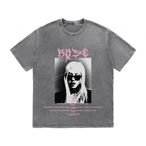 RDMCLOTHINGART tapestry hoodie ROSE HEAVY WEIGHT COTTON TEE-8918