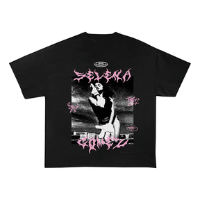 RDMCLOTHINGART tapestry hoodie SELENA GOMEZ HEAVY WEIGHT COTTON TEE-8945
