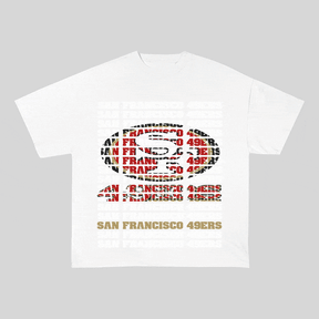 RDMCLOTHINGART tapestry hoodie SF 49ERS HEAVY WEIGHT COTTON TEE-9189