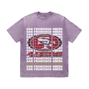 RDMCLOTHINGART tapestry hoodie SF 49ERS HEAVY WEIGHT COTTON TEE-9189