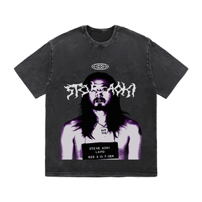 RDMCLOTHINGART tapestry hoodie STEVE AOKI HEAVY WEIGHT COTTON TEE-8919
