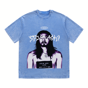 RDMCLOTHINGART tapestry hoodie STEVE AOKI HEAVY WEIGHT COTTON TEE-8919