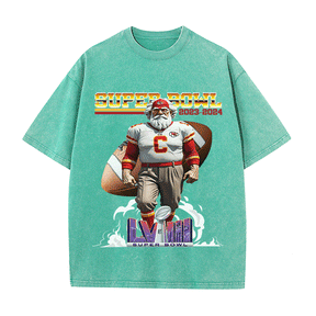 RDMCLOTHINGART tapestry hoodie SUPERBOWL 4 KC HEAVY WEIGHT COTTON TEE-9192