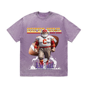 RDMCLOTHINGART tapestry hoodie SUPERBOWL 4 KC HEAVY WEIGHT COTTON TEE-9192