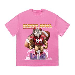 RDMCLOTHINGART tapestry hoodie SUPERBOWL 4 SF NO YEAR HEAVY WEIGHT COTTON TEE-9183