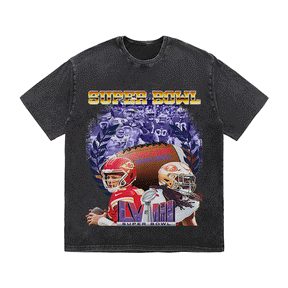 RDMCLOTHINGART tapestry hoodie SUPERBOWL 5 HEAVY WEIGHT COTTON TEE-9194