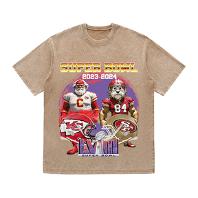 RDMCLOTHINGART tapestry hoodie SUPERBOWL HEAVY WEIGHT COTTON TEE-9196