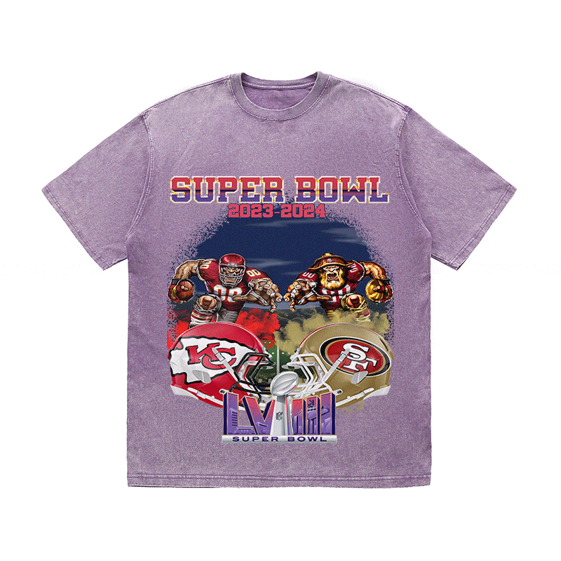 RDMCLOTHINGART tapestry hoodie SUPERBOWL HEAVY WEIGHT COTTON TEE-9197