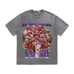 RDMCLOTHINGART tapestry hoodie SUPERBOWL HEAVY WEIGHT COTTON TEE-9204