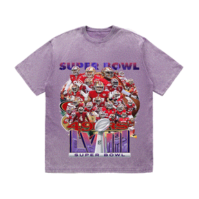 RDMCLOTHINGART tapestry hoodie SUPERBOWL HEAVY WEIGHT COTTON TEE-9204