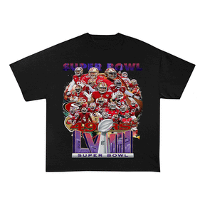 RDMCLOTHINGART tapestry hoodie SUPERBOWL HEAVY WEIGHT COTTON TEE-9204