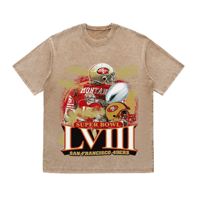 RDMCLOTHINGART tapestry hoodie SUPERBOWL HEAVY WEIGHT COTTON TEE-9207