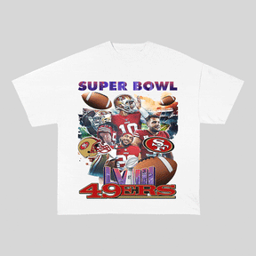 RDMCLOTHINGART tapestry hoodie SUPERBOWL HEAVY WEIGHT COTTON TEE-9208