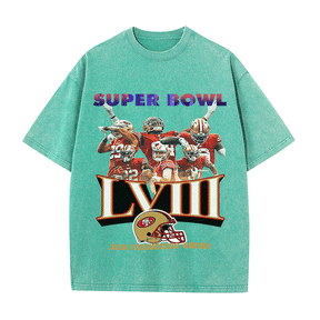 RDMCLOTHINGART tapestry hoodie SUPERBOWL HEAVY WEIGHT COTTON TEE-9214
