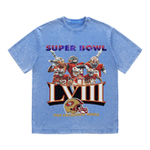 RDMCLOTHINGART tapestry hoodie SUPERBOWL HEAVY WEIGHT COTTON TEE-9214