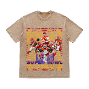 RDMCLOTHINGART tapestry hoodie SUPERBOWL HEAVY WEIGHT COTTON TEE-9219