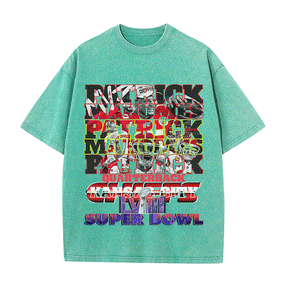 RDMCLOTHINGART tapestry hoodie SUPERBOWL HEAVY WEIGHT COTTON TEE-9228
