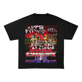 RDMCLOTHINGART tapestry hoodie SUPERBOWL HEAVY WEIGHT COTTON TEE-9228