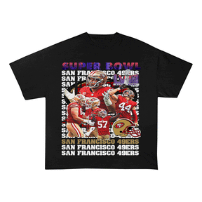 RDMCLOTHINGART tapestry hoodie SUPERBOWL23 HEAVY WEIGHT COTTON TEE-9213