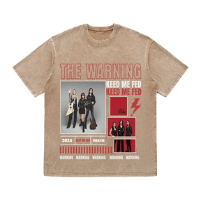 RDMCLOTHINGART tapestry hoodie THE WARNING HEAVY WEIGHT COTTON TEE-9023