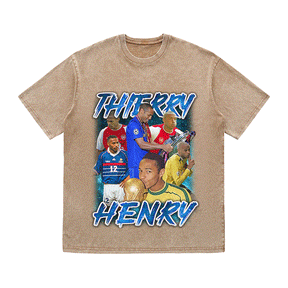 RDMCLOTHINGART tapestry hoodie THIERRY HENRY HEAVY WEIGHT COTTON TEE-9175