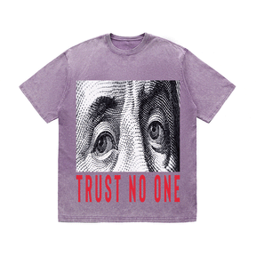 RDMCLOTHINGART tapestry hoodie TRUST NO ONE 2 HEAVY WEIGHT COTTON TEE-9057