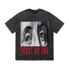 RDMCLOTHINGART tapestry hoodie TRUST NO ONE 2 HEAVY WEIGHT COTTON TEE-9057
